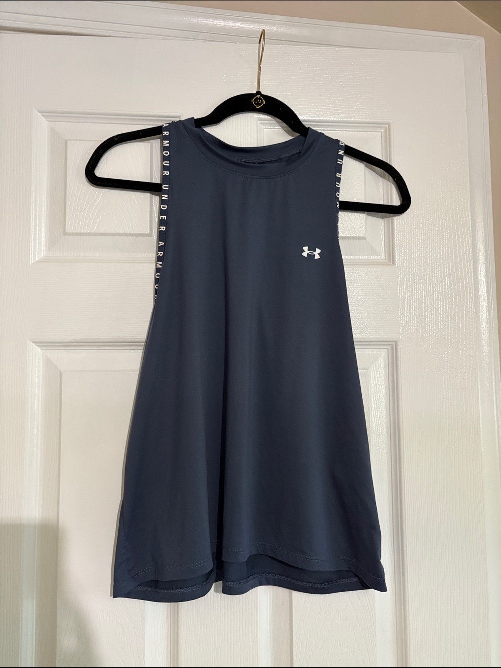 Under Armour Navy Athletic Scoop Neck Tank